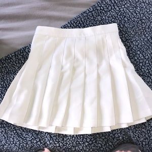Mini White Skirt